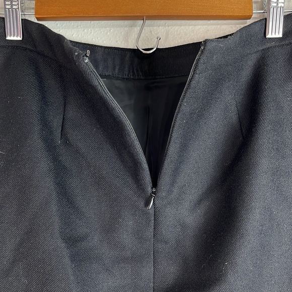 J.Crew wool mini skirt size 0 lined color block NWT - Picture 5 of 10